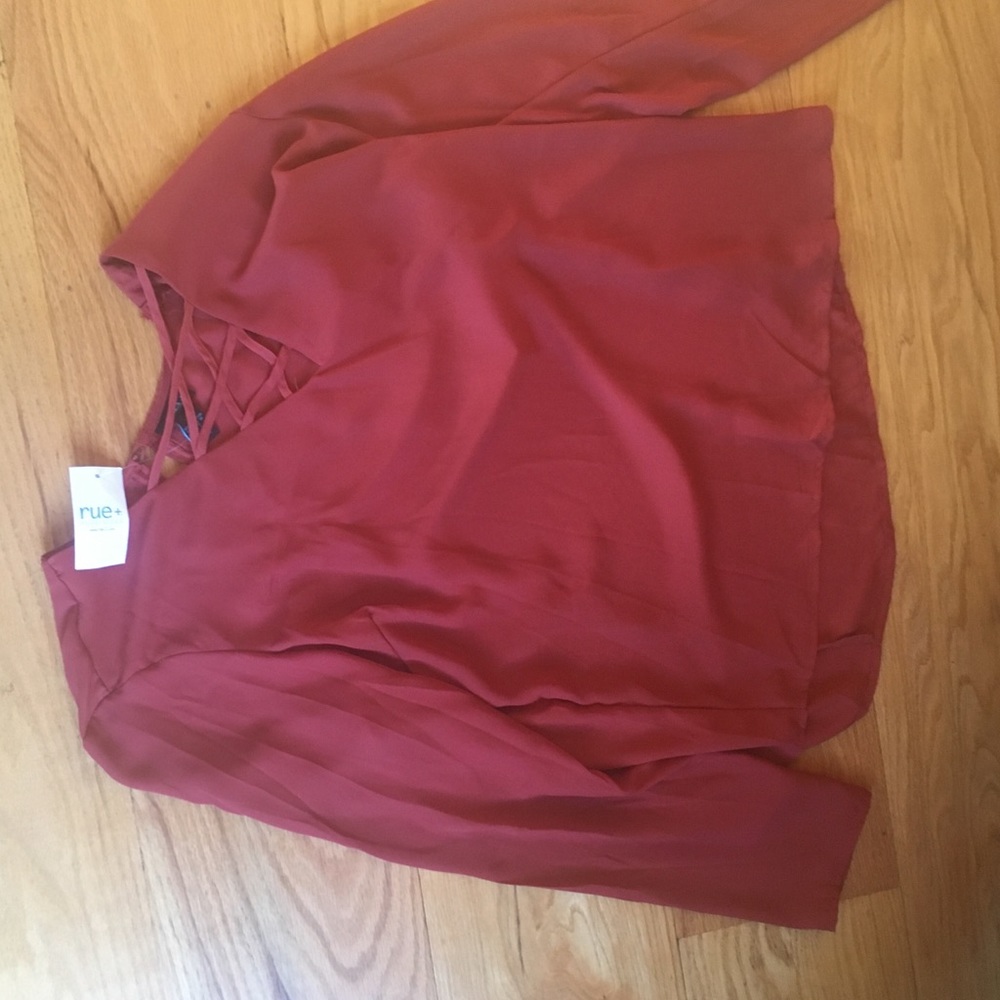 Long sleeve sheer shirt